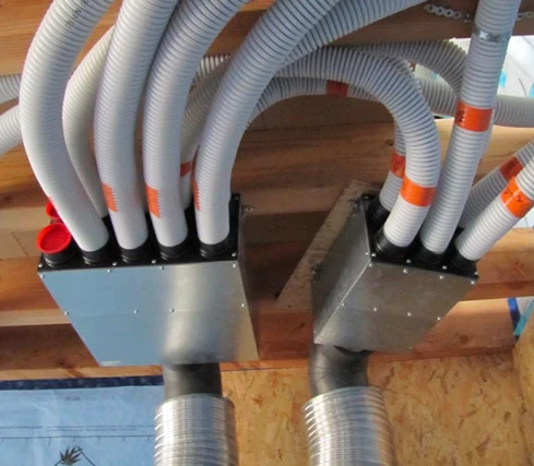 Installation VMC double flux